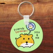 niedliche Hamsterzeit und Freunde Schlüsselanhänger (Vorderseite)