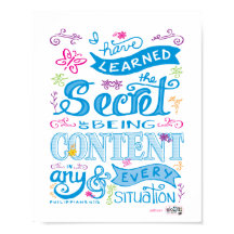 Niedliche Hand Briefe Verse Scripture Pink Blau