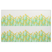 Niedliche Hand gezeichnete gelbe Stoff (Fat Quarter (45,7 x 55,9 cm))