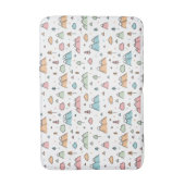 Niedliche Hand gezeichnetes Gebirgsszenen-Muster Badematte (Vorderseite Vertikal)