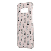 Niedliche Hand gezeichnetes Kaktus-Muster Case-Mate Samsung Galaxy Hülle (Hinten/Links)