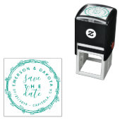 Niedliche Hand Save the Date Hochzeitsankündigung Permastempel (Beispiel)