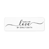 Niedliche Handarbeit mit Liebe für kleine Unterneh (Vorne)