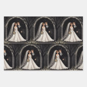 Niedliche Händchen für Hochzeitscoupons Geschenkpapier Set (Vorderseite 3)