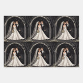 Niedliche Händchen für Hochzeitscoupons Geschenkpapier Set (Vorderseite)