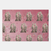 Niedliche Händchen für Hochzeitscoupons Geschenkpapier Set (Vorderseite 3)