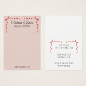 Niedliche handgefertigte Accessoires mit rotem Bug (Vorne & Hinten)