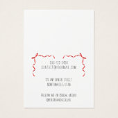 Niedliche handgefertigte Accessoires mit rotem Bug (Rückseite)