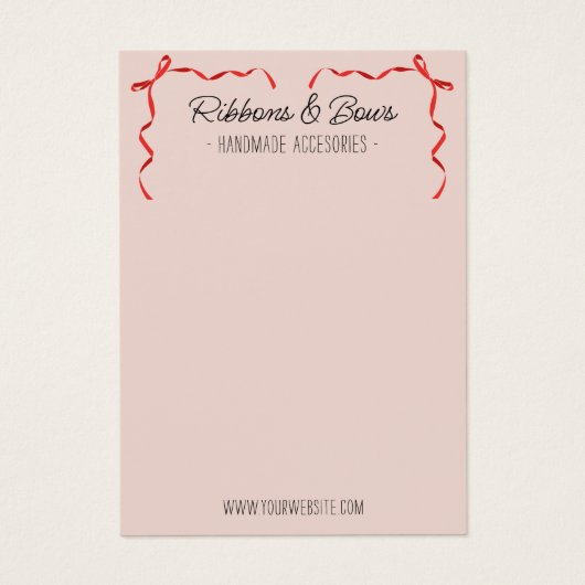 Niedliche handgefertigte Accessoires mit rotem Bug (Vorderseite)