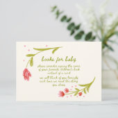 Niedliche handgeschriebene Bücher für Baby Begleitkarte (Stehend Vorderseite)