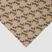 Niedliche handgeschriebene Imitate Rustikale braun Seidenpapier (Ausschnitt)