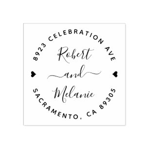 Niedliche handgeschriebene Namen, die Gummistempel