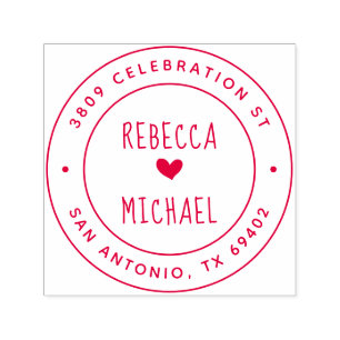 Niedliche handgeschriebene Namen-runde Permastempel