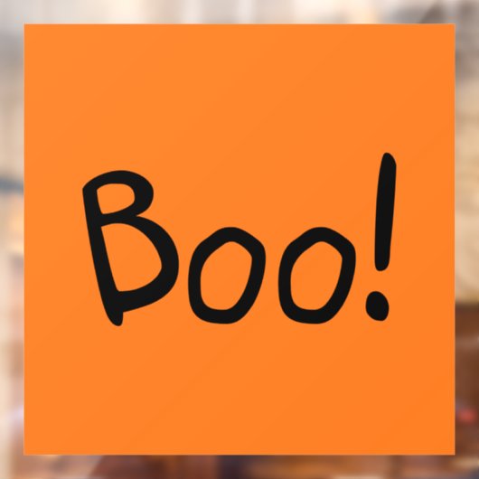 Niedliche handgeschriebene Typografie Halloween Fensteraufkleber (Blatt 2)