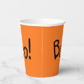 Niedliche handgeschriebene Typografie Halloween Pappbecher (Rechts)