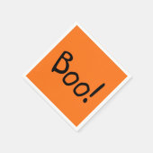 Niedliche handgeschriebene Typografie Halloween Serviette (Ecke)