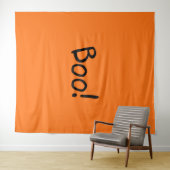 Niedliche handgeschriebene Typografie Halloween Wandteppich (Beispiel (Horizontal))