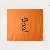 Niedliche handgeschriebene Typografie Halloween Wandteppich (Vorderseite (Horizontal))