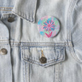 Niedliche handgezeichnet PastelBlume Button (Beispiel)