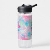 Niedliche handgezeichnet PastelBlume Trinkflasche (Links)