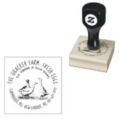 Niedliche Handgezeichnete Illustration Eierkarton Gummistempel (Stempel)