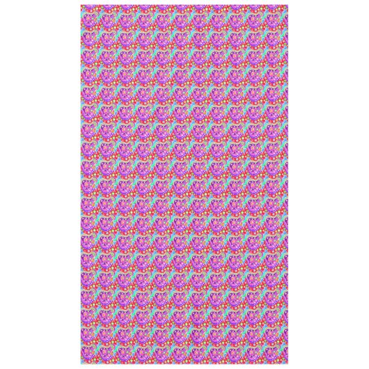 Niedliche, handgezeichnete Mustertablette Tischdecke (Vorderseite)