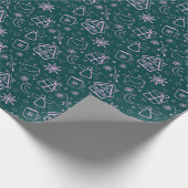 Niedliche Handgezeichnete Weihnachtsmuster Geschenkpapier (Ecke)