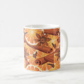 Niedliche, handgezogene Lemon-Scheiben Kaffeetasse (VorderseiteRechts)