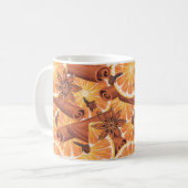 Niedliche, handgezogene Lemon-Scheiben Kaffeetasse (Vorderseite Links)