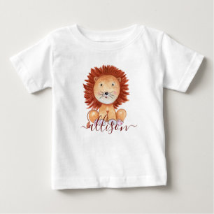 Niedliche, handgezogene personalisierte Kinder Baby T-shirt