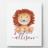 Niedliche, handgezogene personalisierte Kinder Fotoplatte (Vorderseite)