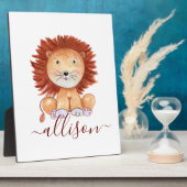 Niedliche, handgezogene personalisierte Kinder Fotoplatte (Seite)