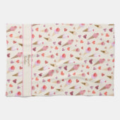 Niedliche handIllustrierte Wasserfarbe Eiscreme Geschirrtuch (Horizontal)