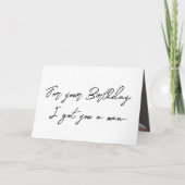 Niedliche Handsome Man Birthday Card Karte (Vorderseite)