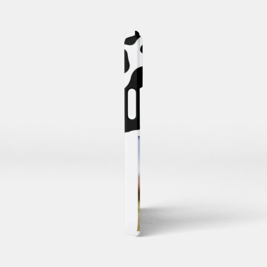 niedliche Handy-Hülle: Kuhdruck/leise Kuh iPhone Hülle (Rechte Seite)