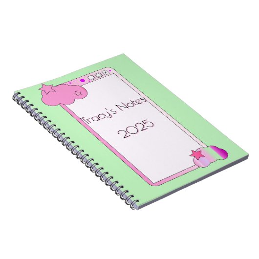 Niedliche Handy-Schule oder Arbeit Notizblock (Rechte Seite)