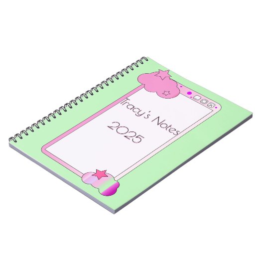 Niedliche Handy-Schule oder Arbeit Notizblock (Linke Seite)