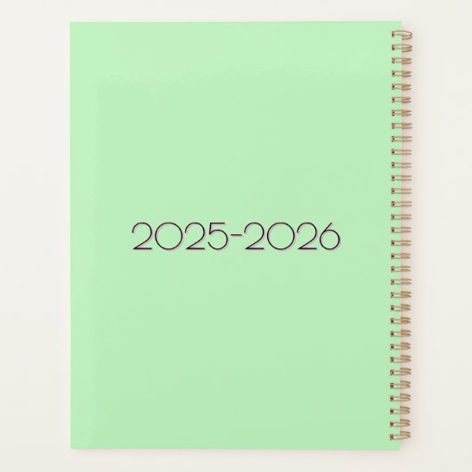 Niedliche Handy-Schule oder Arbeit Planer (Rückseite)