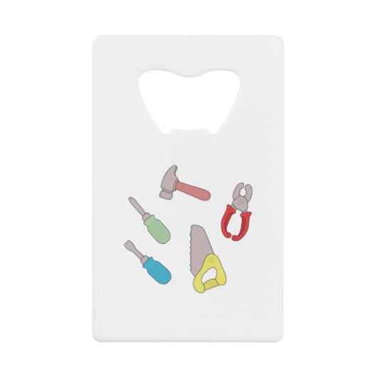 Niedliche Handyman-Tools Geldbeutel Flaschenöffner (Vorderseite)