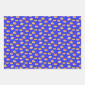 Niedliche Hannukah gemustert Wrapping Paper Sheets Geschenkpapier Set (Vorderseite 2)