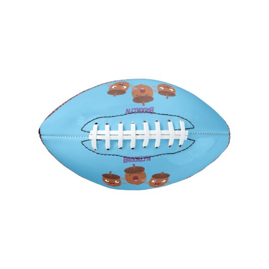Niedliche Happy Acorns singen Cartoon für Kinder Football (Vorderseite)