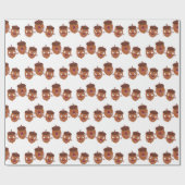 Niedliche Happy Acorns singen Cartoon für Kinder Geschenkpapier (Flach)