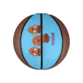 Niedliche Happy Acorns singen Cartoon für Kinder Mini Basketball (Vertikal)