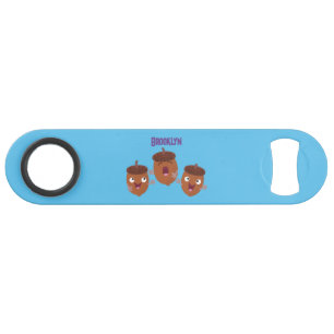 Niedliche Happy Acorns singen Cartoon für Kinder Speed Flaschenöffner
