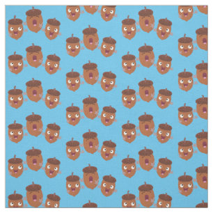 Niedliche Happy Acorns singen Cartoon für Kinder Stoff