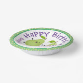 Niedliche Happy Birnen Zwillinge Cartoon Illustrat Pappteller (Gewinkelt)