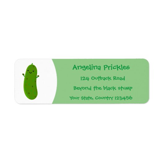 Niedliche Happy Cartoon Illustration (Vorne)