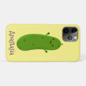 Niedliche Happy Cartoon Illustration Case-Mate iPhone Hülle (Rückseite (Horizontal))