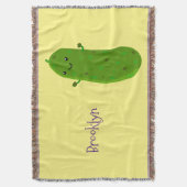 Niedliche Happy Cartoon Illustration Decke (Vorderseite Vertikal)