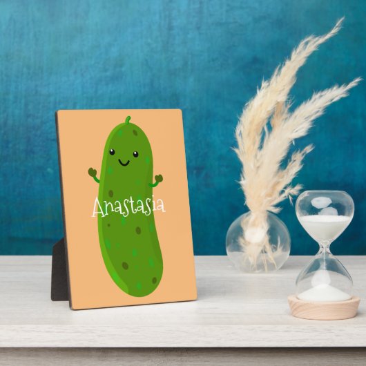 Niedliche Happy Cartoon Illustration Fotoplatte (Seite)